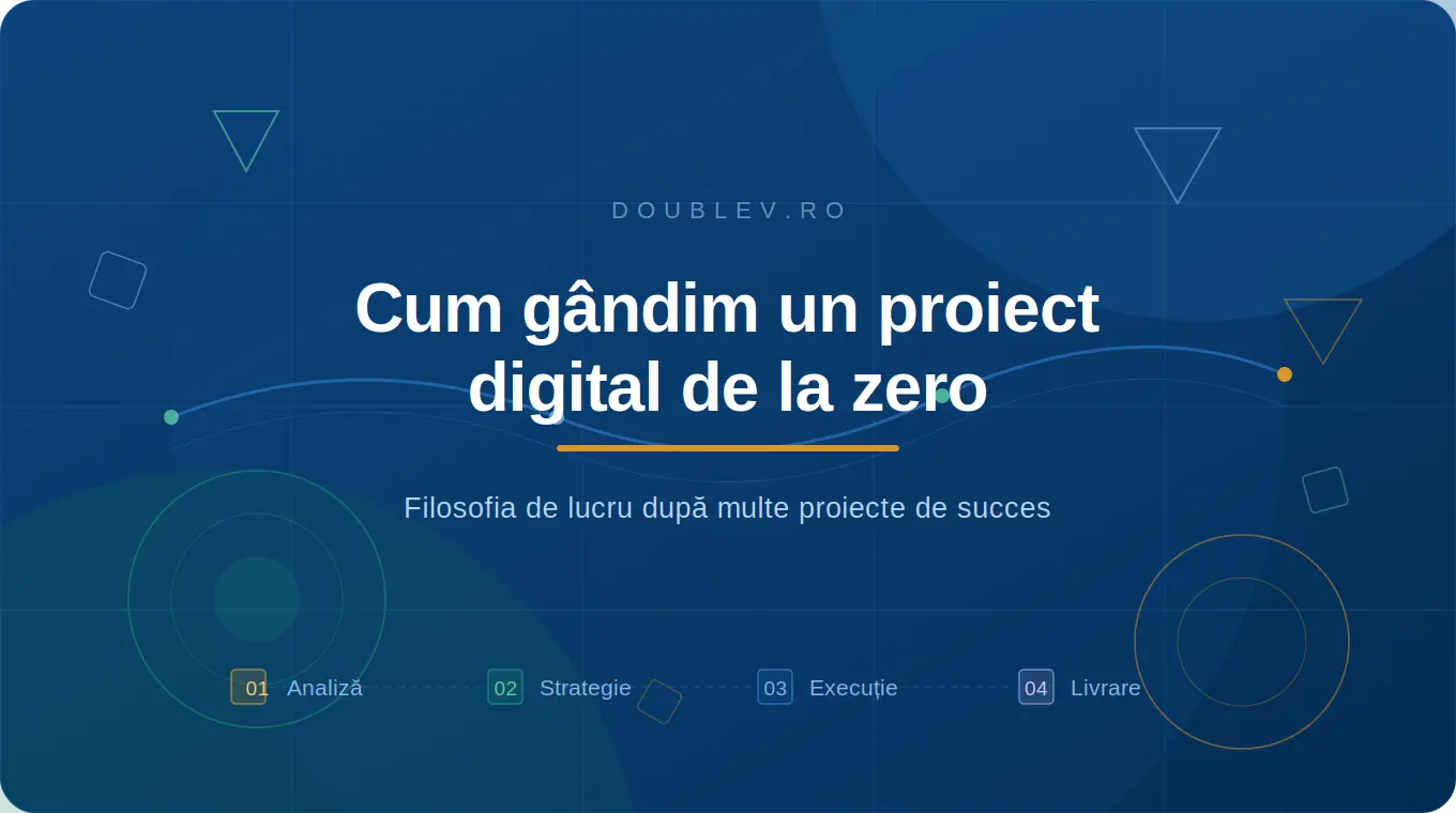 Cum gândim un proiect digital de la zero